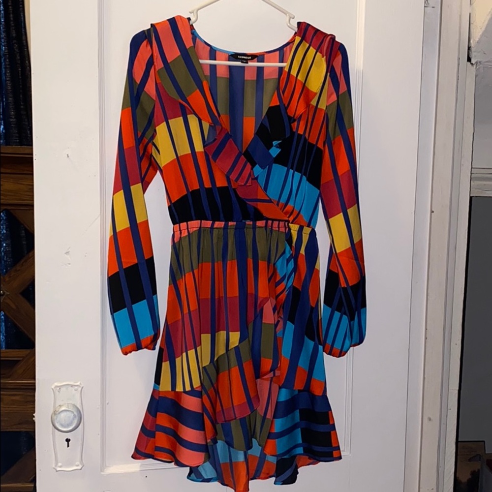 Express multicolor dress